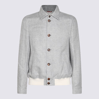 Brunello Cucinelli Jackets Grey