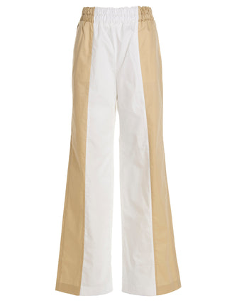 Loose Leg Two-color Pants