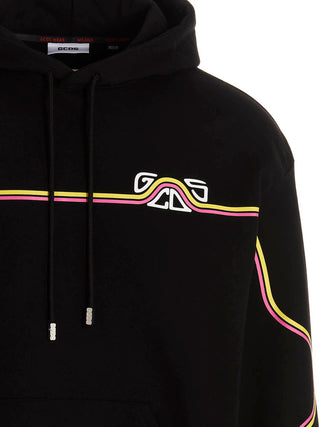 Waved Logo Hoodie