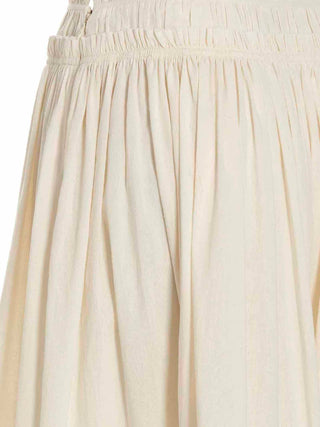 Rouched Waist Skirt