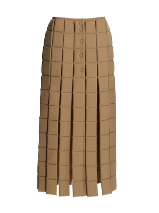 Cut-out Padded Skirt