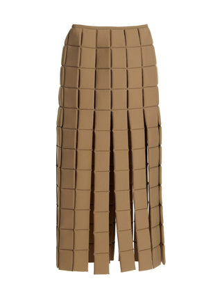 Cut-out Padded Skirt