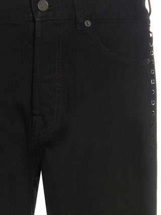 Valentino Black Untitled Jeans