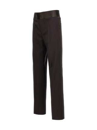 Valentino Wool Silk Band Pants