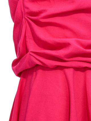 Draping Neckline Dress