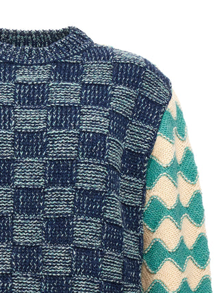 Patterned Yarn Sweater