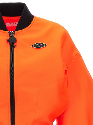 Neon Logo Bomber Jacket