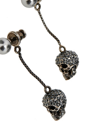 Skull Pearl Earrings