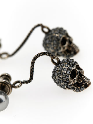 Skull Pearl Earrings