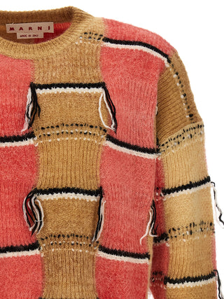 Fringed Multicolor Sweater