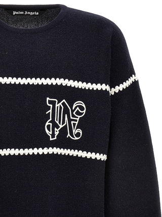 Pa Monogram Striped Sweater