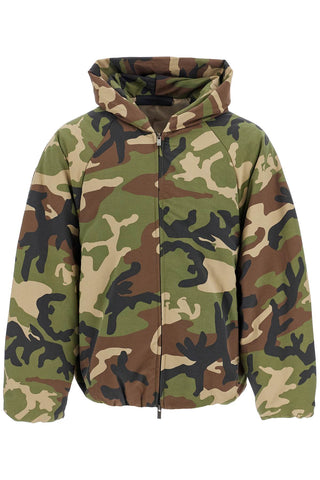 Jacket With Camouflage Print