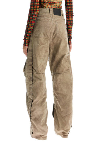 Velcro Cargo Pants With