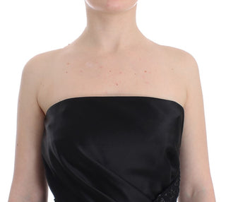 Elegant Strapless Black Dress - Luxury for You