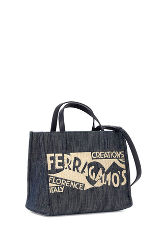 Logo Printed Small Tote Bag