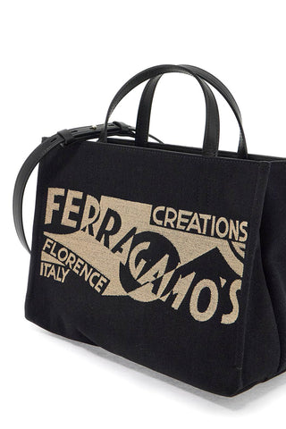 Logo Printed Small Tote Bag