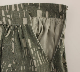 Chic Gray Pleated Mini Skirt - Luxury for You