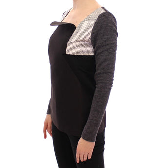 Chic Tri-tone Long Sleeve Sweater - Luxury for You