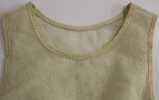 Elegant Beige Tank Top Blouse - Luxury for You