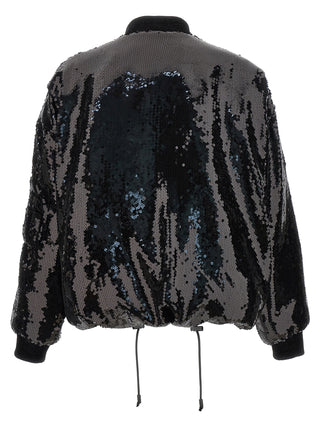 Sequin Bomber Jacket