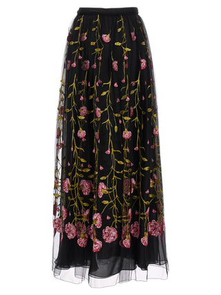 Floral Embroidery Skirt