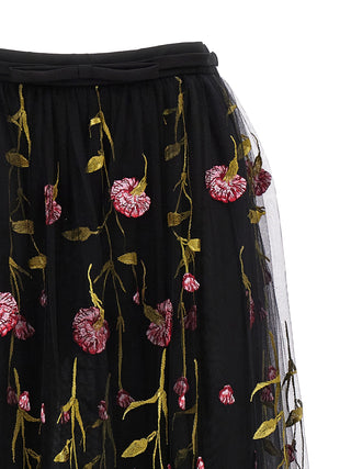 Floral Embroidery Skirt