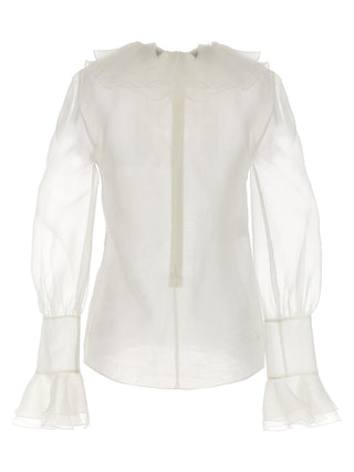 Ruffle Collar Shirt