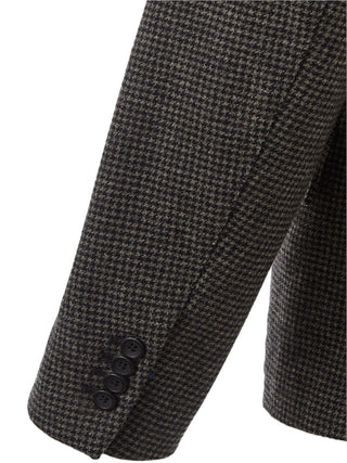 Exquisite Check Wool Jacket For The Modern Man