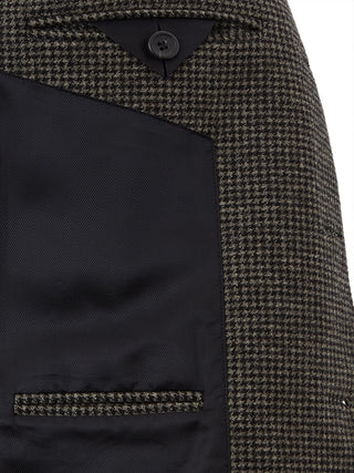 Exquisite Check Wool Jacket For The Modern Man