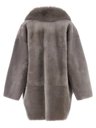 Merino Straight-volpe Shadow Coat