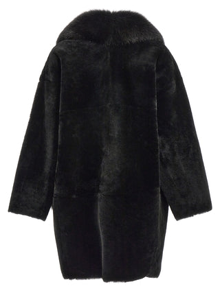 Merino Straight-volpe Shadow Fur Coat