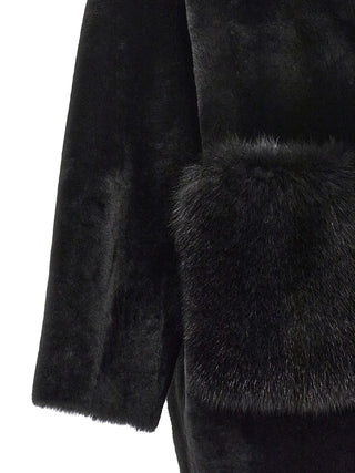 Merino Straight-volpe Shadow Fur Coat