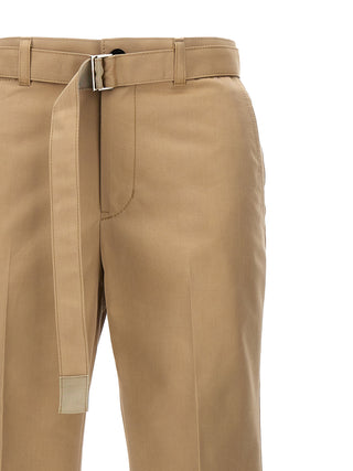 Gabardine Flared Trousers