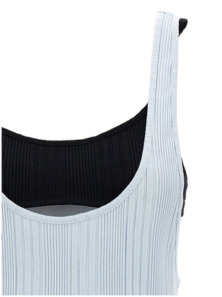 Logo Ribbed Top