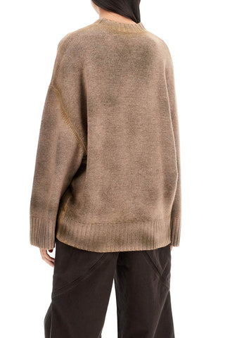 Asymmetric Wool And Cashmere Pullover