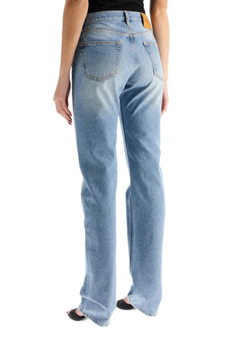 Coated Boyfriend Pants With