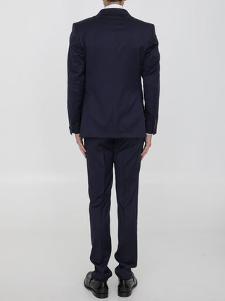 Two-piece Suit In Virgin Wool