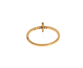 Chic Handmade Golden Cz Crystal Ring - Luxury for You