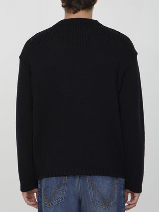 Black Wool Jumper