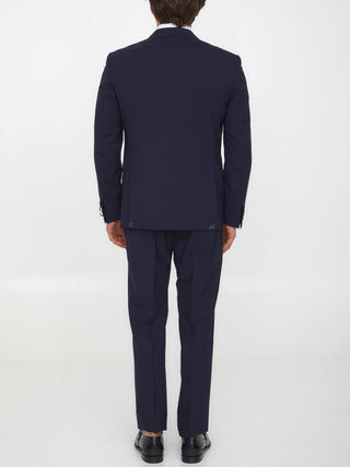 Blue Wool Two-piece Suit