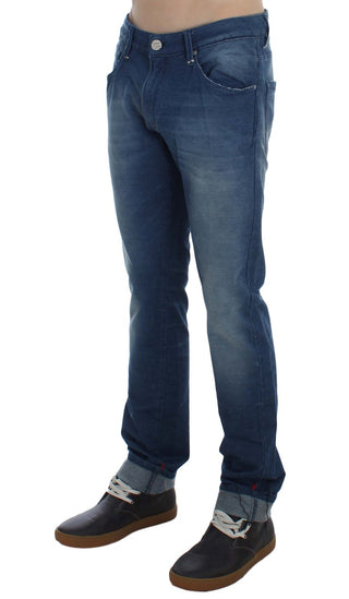 Slim Fit Blue Wash Italian Denim - Luxury for You