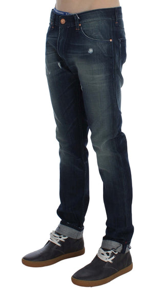 Sleek Slim Fit Italian Denim Jeans - Luxury for You