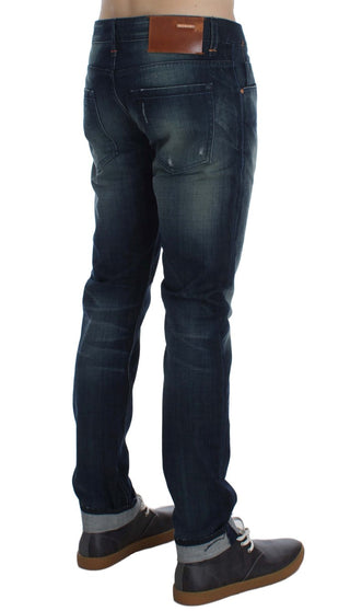 Sleek Slim Fit Italian Denim Jeans - Luxury for You