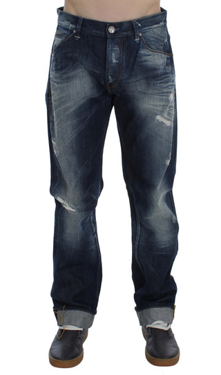 Authentic Regular Fit Blue Wash Jeans - Luxury for You