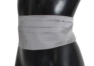 Elegant Silk Gray Cummerbund - Luxury for You