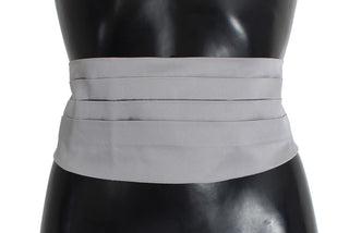 Elegant Silk Gray Cummerbund - Luxury for You