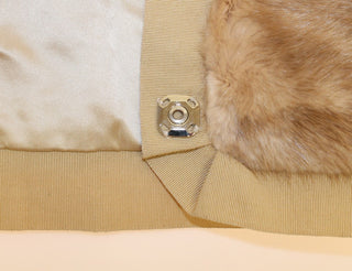 Exclusive Beige Mink Fur Scarf Wrap