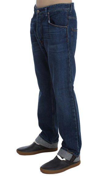 Chic Baggy Loose Fit Blue Jeans For Men - Luxury for You