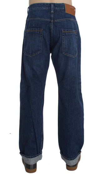 Chic Baggy Loose Fit Blue Jeans For Men - Luxury for You