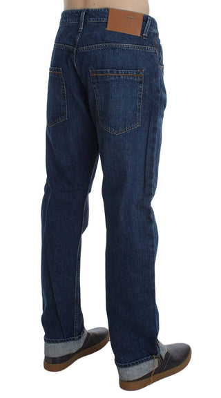 Chic Baggy Loose Fit Blue Jeans For Men - Luxury for You